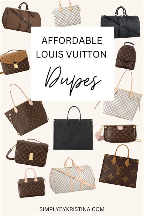 louis vuitton lovers dupe|louis vuitton dupe alternatives.